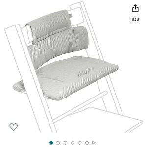 Stokke Tripp Trapp Classic Cushion, Nordic Grey (used)